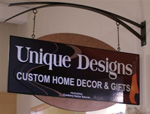 Unique Designs store sign